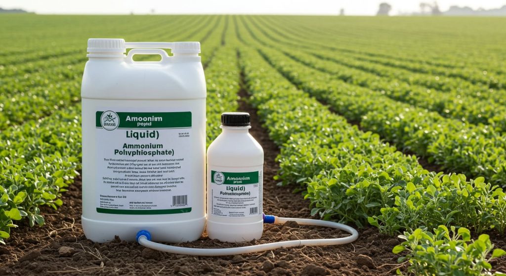 Ammonium polyphosphate liquid for effective crop nutrition