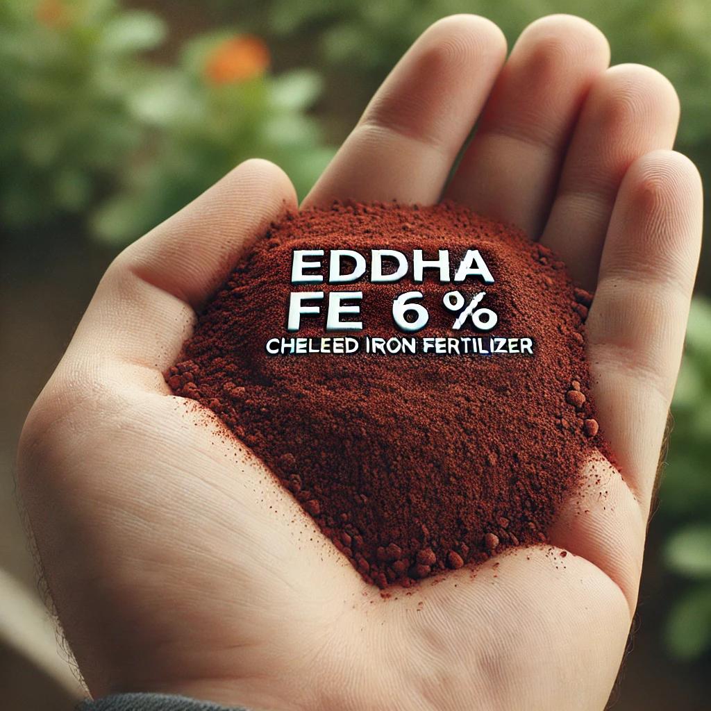 Water Soluble Iron Chelate Fertilizer EDDHA Fe 6%